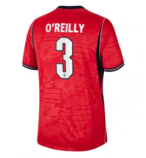 Anglie Nico O'Reilly #3 Venkovní Dres MS 2026 Krátký Rukáv Anglie Nico O'Reilly #3 Venkovní Dres MS 2026 Krátký Rukáv